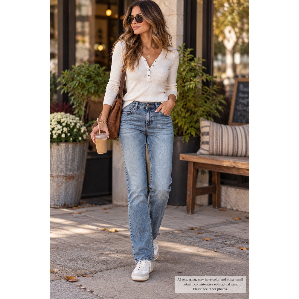 Silver Jeans Co. W32 L32 Suki Straight Leg Blue Denim Jeans L93413SJL299